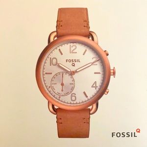 Beige Fossil Q Smartwatch